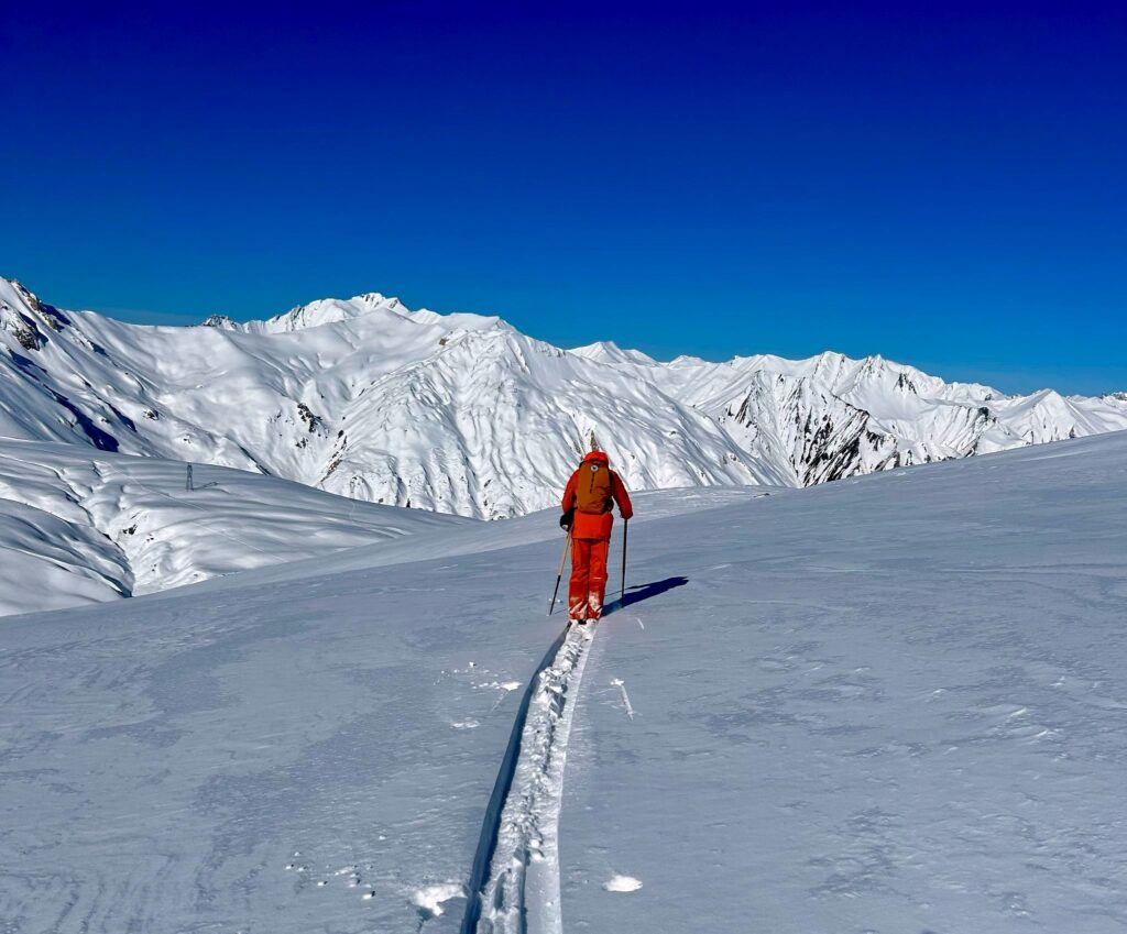 ski touring Méribel freerando guides méribel 3 vallées