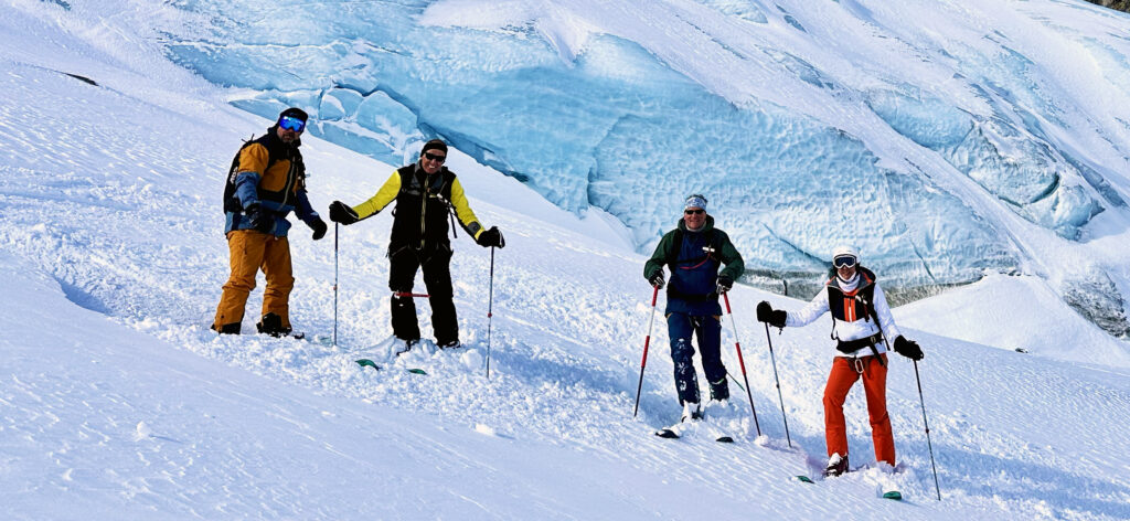 ski glacier gebroulaz guides méribel 3 vallées